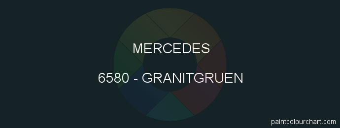 Mercedes paint 6580 Granitgruen