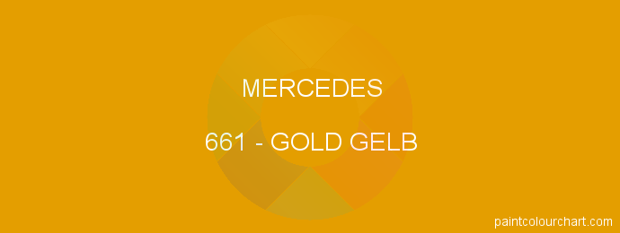 Mercedes paint 661 Gold Gelb