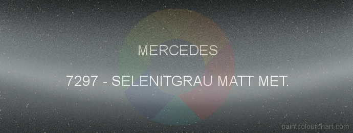 Mercedes paint 7297 Selenitgrau Matt Met.