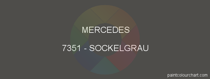 Mercedes paint 7351 Sockelgrau