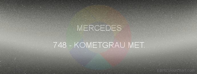 Mercedes paint 748 Kometgrau Met.