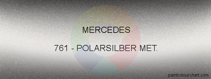 Mercedes paint 761 Polarsilber Met.