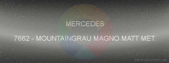 Mercedes paint 7662 Mountaingrau Magno Matt Met.