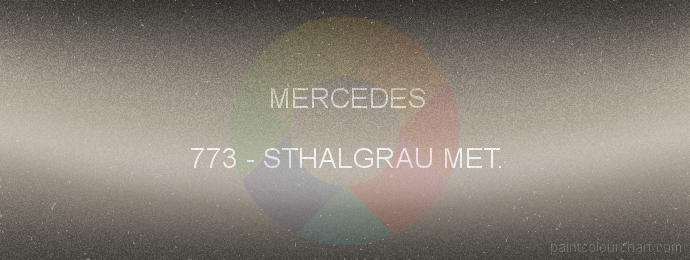 Mercedes paint 773 Sthalgrau Met.