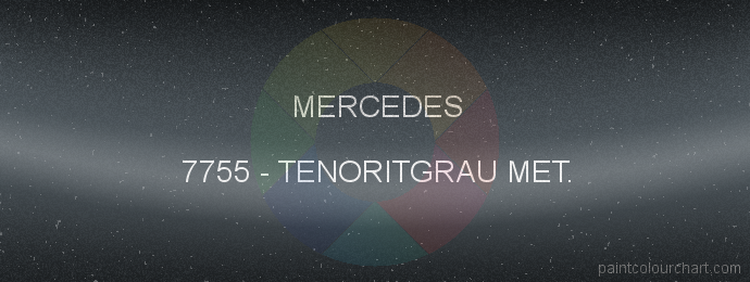 Mercedes paint 7755 Tenoritgrau Met.