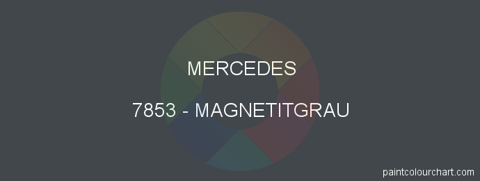 Mercedes paint 7853 Magnetitgrau