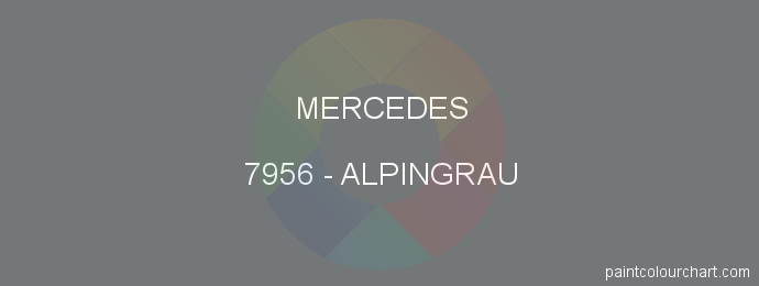 Mercedes paint 7956 Alpingrau