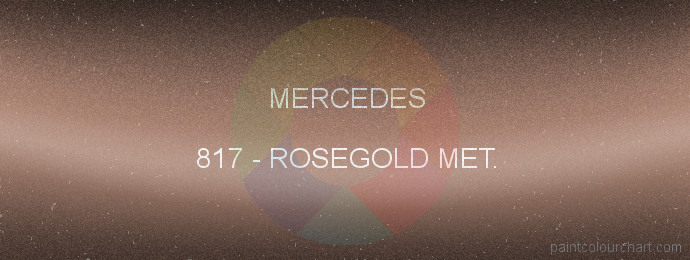 Mercedes paint 817 Rosegold Met.