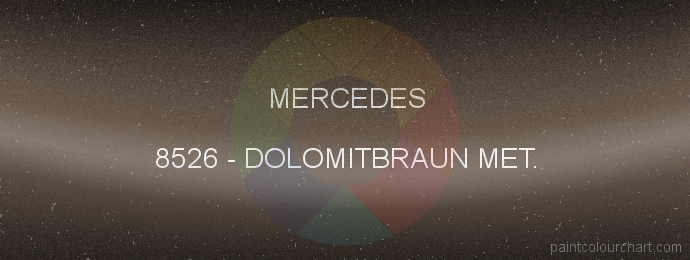 Mercedes paint 8526 Dolomitbraun Met.