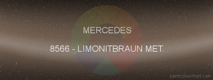 Mercedes paint 8566 Limonitbraun Met.