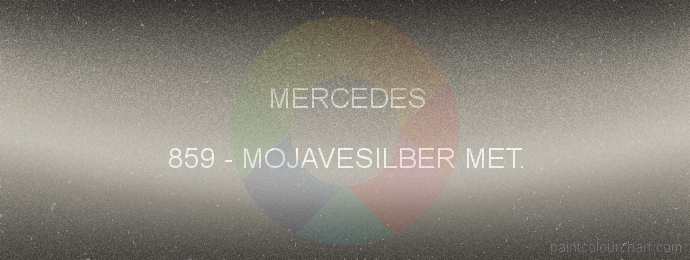 Mercedes paint 859 Mojavesilber Met.