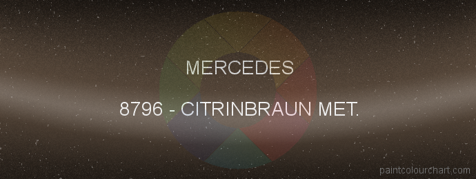 Mercedes paint 8796 Citrinbraun Met.