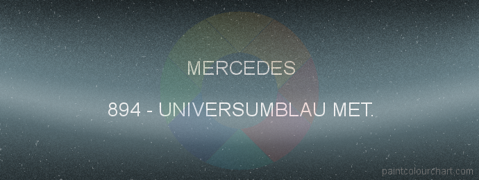 Mercedes paint 894 Universumblau Met.