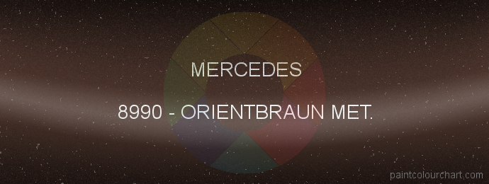 Mercedes paint 8990 Orientbraun Met.