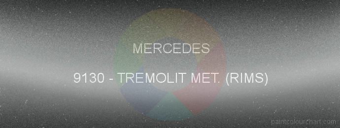 Mercedes paint 9130 Tremolit Met. (rims)