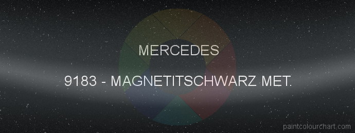 Mercedes paint 9183 Magnetitschwarz Met.