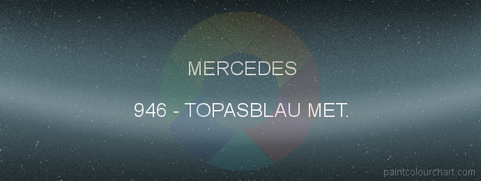 Mercedes paint 946 Topasblau Met.