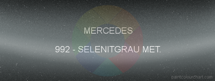 Mercedes paint 992 Selenitgrau Met.