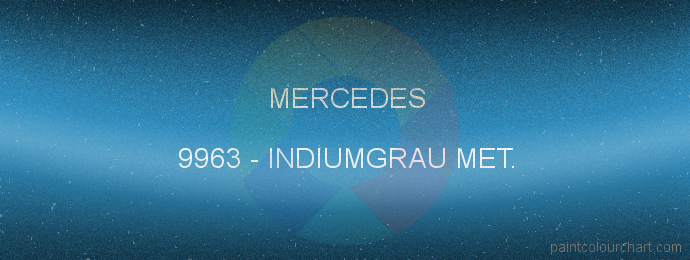 Mercedes paint 9963 Indiumgrau Met.