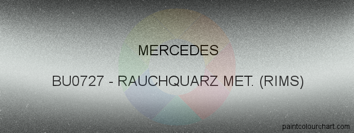 Mercedes paint BU0727 Rauchquarz Met. (rims)