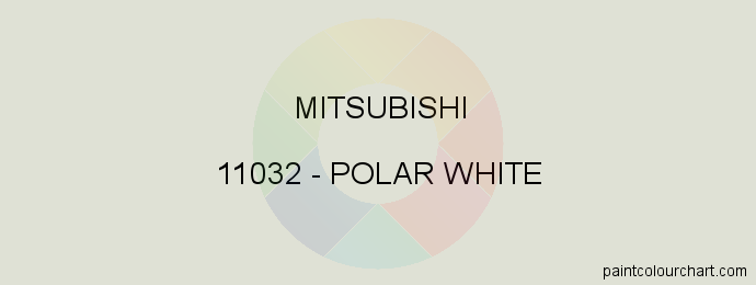 Mitsubishi paint 11032 Polar White