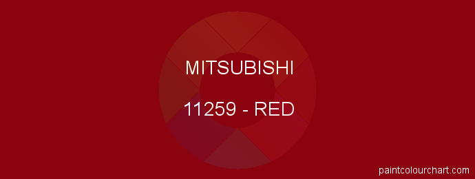 Mitsubishi paint 11259 Red