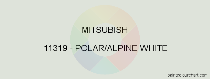 Mitsubishi paint 11319 Polar/alpine White