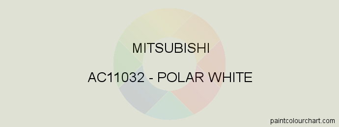 Mitsubishi paint AC11032 Polar White