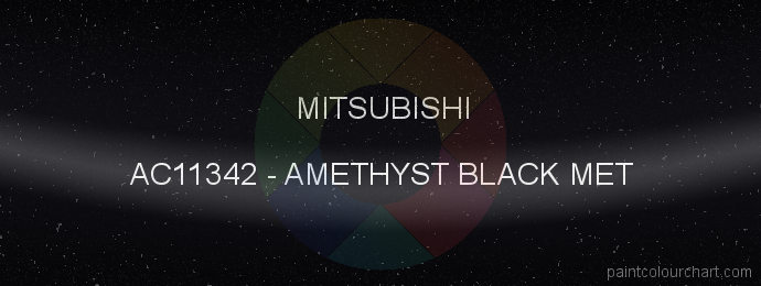 Mitsubishi paint AC11342 Amethyst Black Met