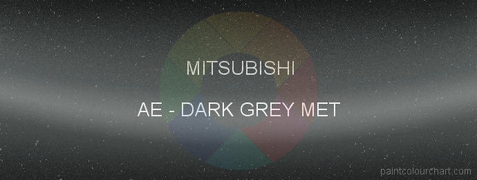 Mitsubishi paint AE Dark Grey Met
