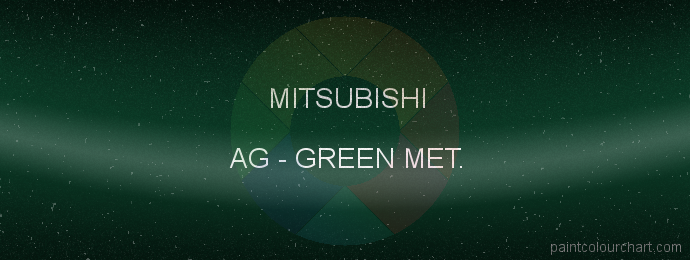 Mitsubishi paint AG Green Met.