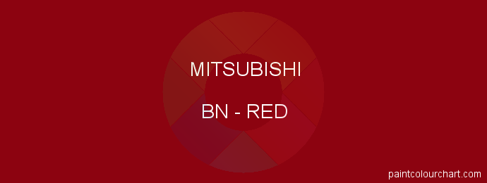Mitsubishi paint BN Red