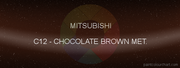 Mitsubishi paint C12 Chocolate Brown Met.