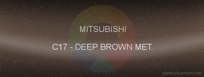 Mitsubishi paint C17 Deep Brown Met.