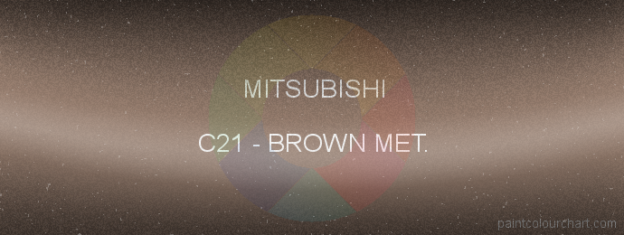 Mitsubishi paint C21 Brown Met.