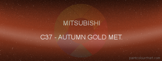 Mitsubishi paint C37 Autumn Gold Met.