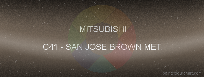 Mitsubishi paint C41 San Jose Brown Met.