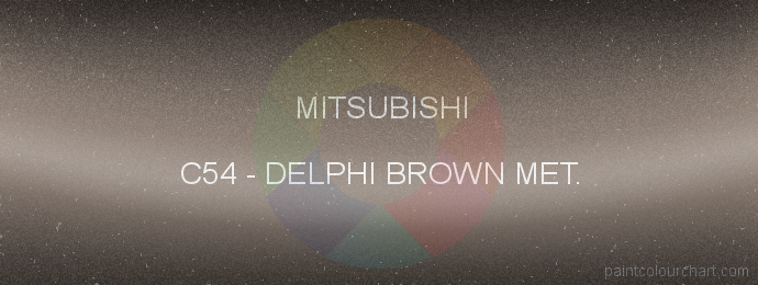 Mitsubishi paint C54 Delphi Brown Met.