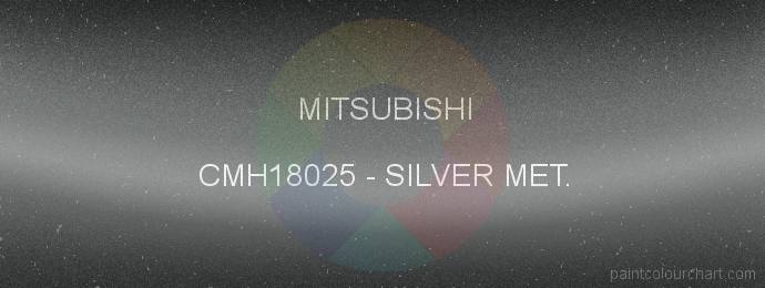 Mitsubishi paint CMH18025 Silver Met.