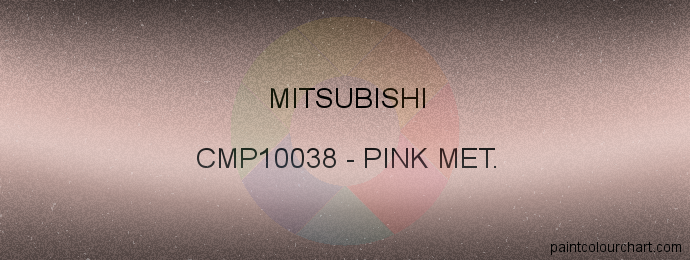 Mitsubishi paint CMP10038 Pink Met.