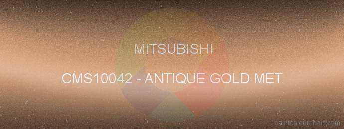Mitsubishi paint CMS10042 Antique Gold Met.