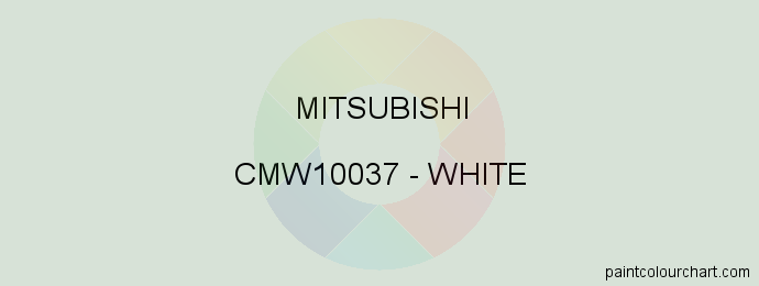 Mitsubishi paint CMW10037 White