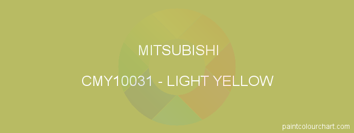 Mitsubishi paint CMY10031 Light Yellow