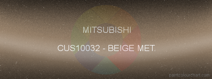 Mitsubishi paint CUS10032 Beige Met.