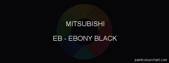 Mitsubishi paint EB Ebony Black