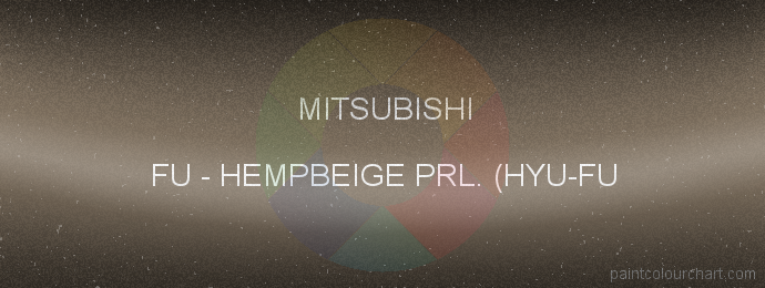 Mitsubishi paint FU Hempbeige Prl. (hyu-fu