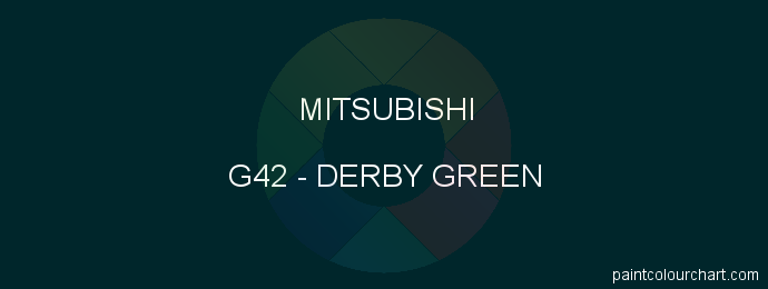 Mitsubishi paint G42 Derby Green