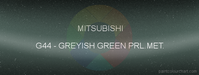 Mitsubishi paint G44 Greyish Green Prl.met.