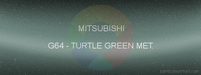 Mitsubishi paint G64 Turtle Green Met.