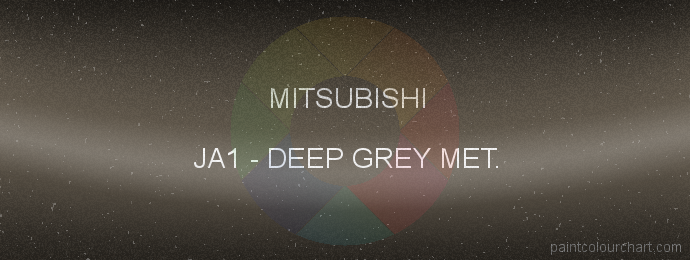 Mitsubishi paint JA1 Deep Grey Met.